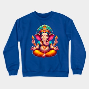 Ganesha meditation Crewneck Sweatshirt